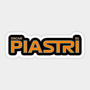 OSCAR PIASTRI 2023 Sticker